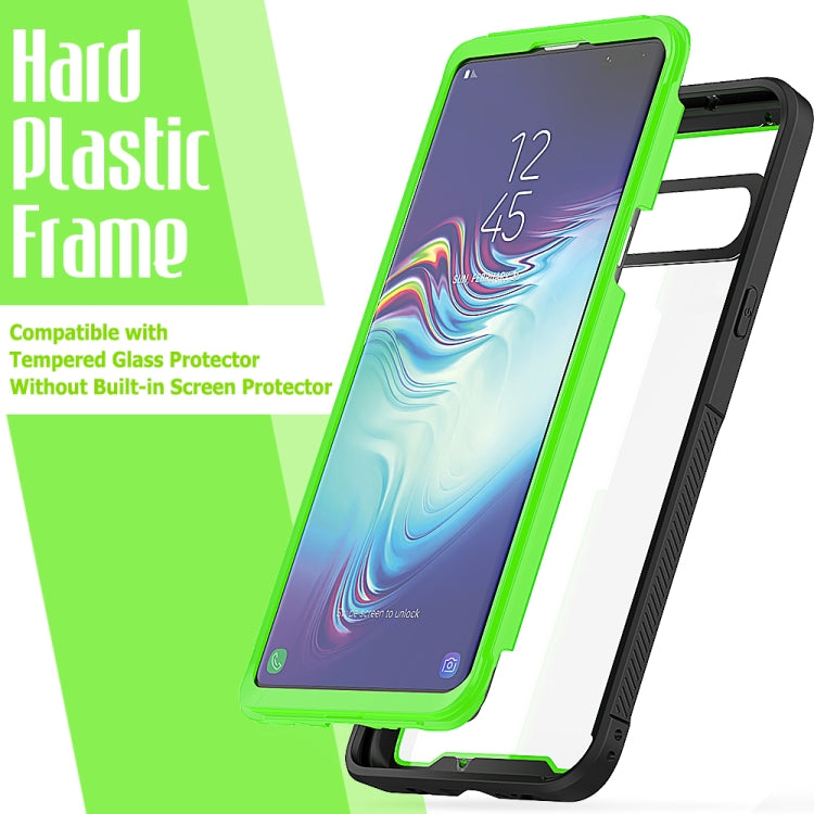 For Galaxy S10 5G Frame Series TPU + PC Dust-proof Scratch-proof Drop-proof Protective Case