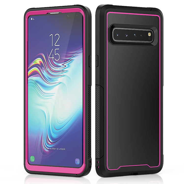 For Galaxy S10 5G Frame Series TPU + PC Dust-proof Scratch-proof Drop-proof Protective Case