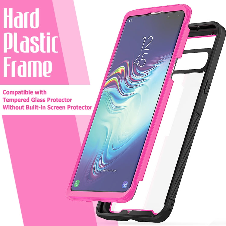 For Galaxy S10 5G Frame Series TPU + PC Dust-proof Scratch-proof Drop-proof Protective Case