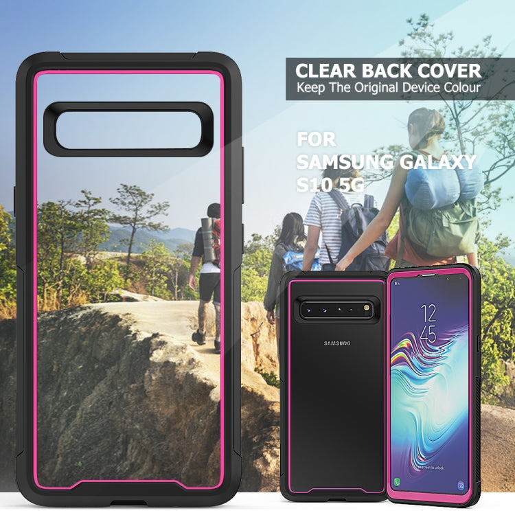 For Galaxy S10 5G Frame Series TPU + PC Dust-proof Scratch-proof Drop-proof Protective Case