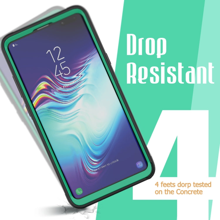 For Galaxy S10 5G Frame Series TPU + PC Dust-proof Scratch-proof Drop-proof Protective Case