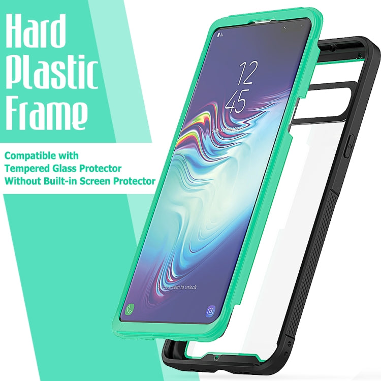 For Galaxy S10 5G Frame Series TPU + PC Dust-proof Scratch-proof Drop-proof Protective Case
