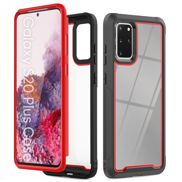 For Galaxy S20+ Frame Series TPU + PC Dust-proof Scratch-proof Drop-proof Protective Case