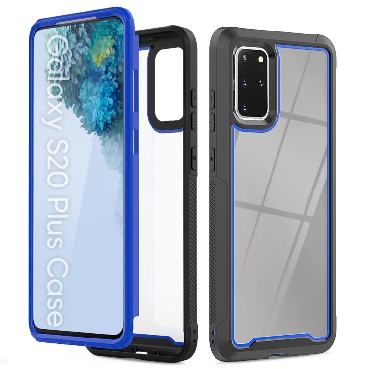 For Galaxy S20+ Frame Series TPU + PC Dust-proof Scratch-proof Drop-proof Protective Case