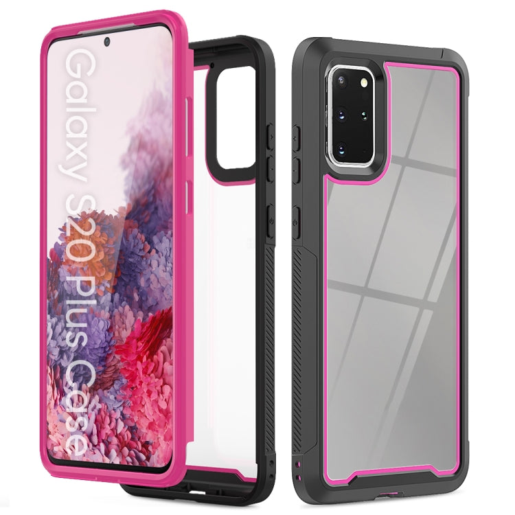 For Galaxy S20+ Frame Series TPU + PC Dust-proof Scratch-proof Drop-proof Protective Case
