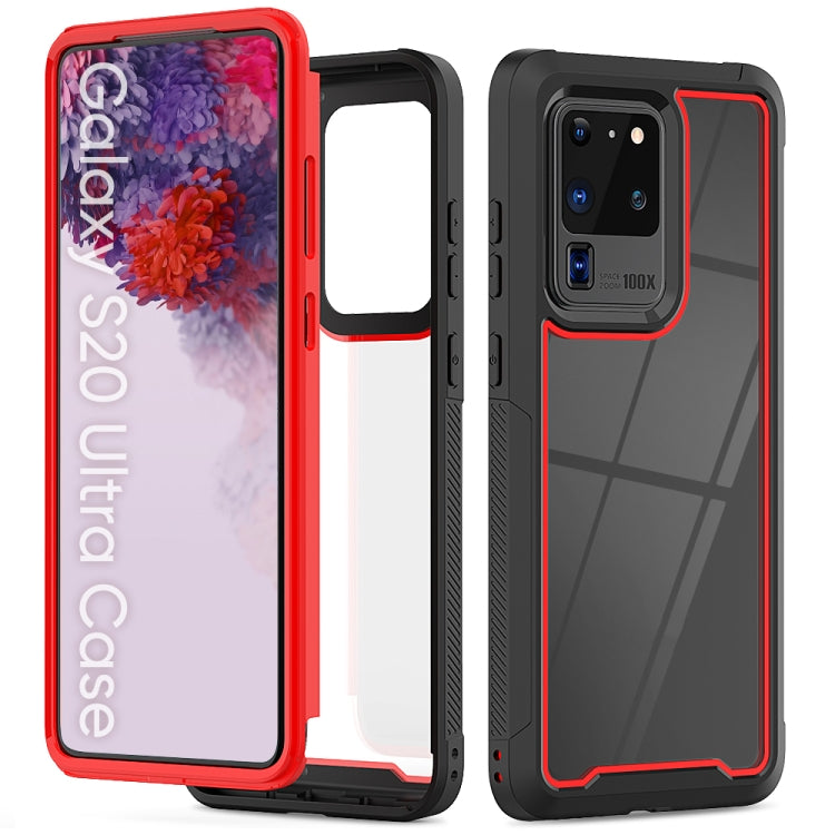 For Galaxy S20 Ultra Frame Series TPU + PC Dust-proof Scratch-proof Drop-proof Protective Case