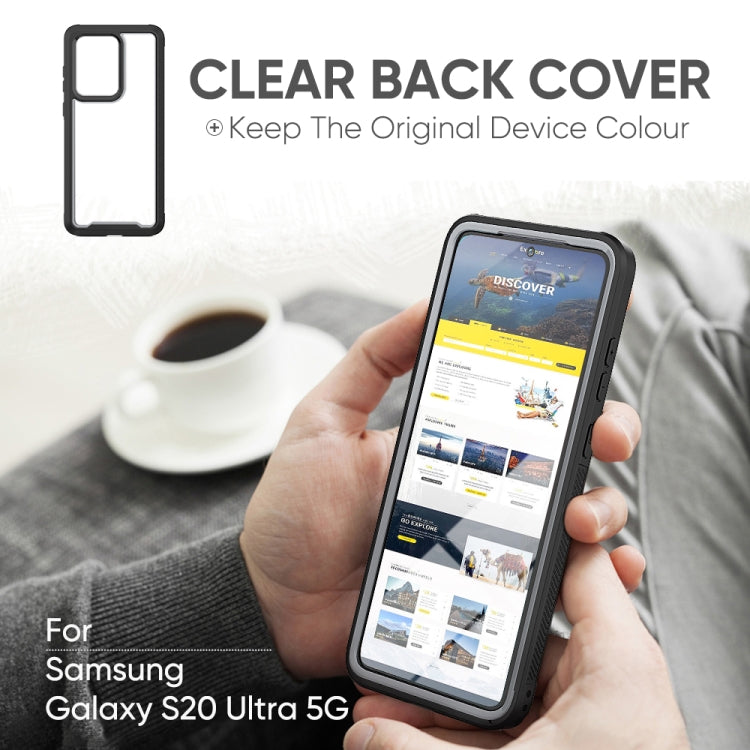 For Galaxy S20 Ultra Frame Series TPU + PC Dust-proof Scratch-proof Drop-proof Protective Case