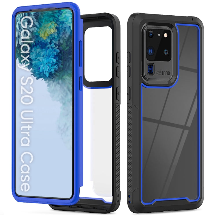 For Galaxy S20 Ultra Frame Series TPU + PC Dust-proof Scratch-proof Drop-proof Protective Case