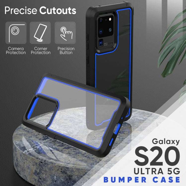 For Galaxy S20 Ultra Frame Series TPU + PC Dust-proof Scratch-proof Drop-proof Protective Case