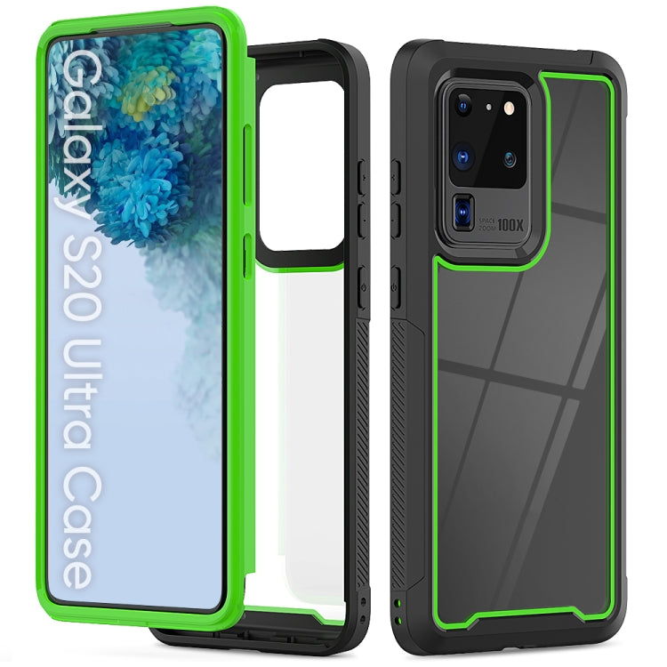 For Galaxy S20 Ultra Frame Series TPU + PC Dust-proof Scratch-proof Drop-proof Protective Case