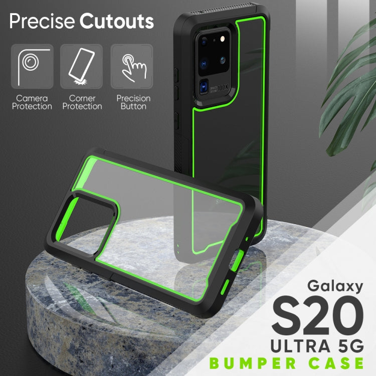 For Galaxy S20 Ultra Frame Series TPU + PC Dust-proof Scratch-proof Drop-proof Protective Case