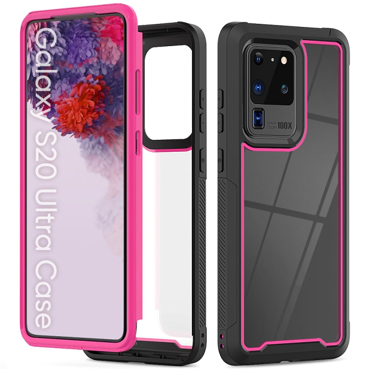 For Galaxy S20 Ultra Frame Series TPU + PC Dust-proof Scratch-proof Drop-proof Protective Case