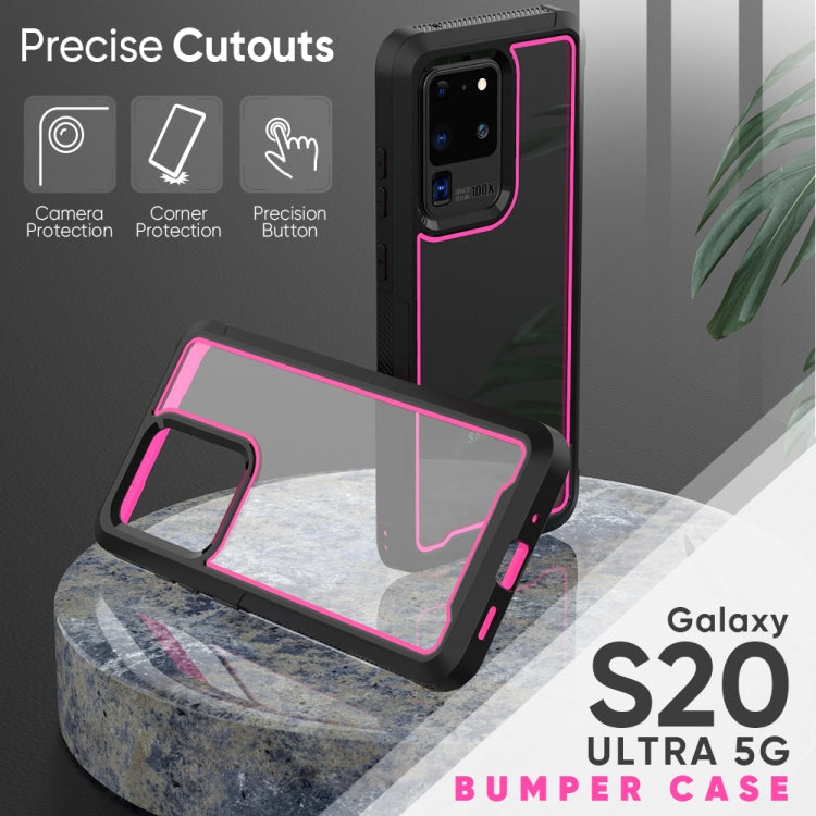 For Galaxy S20 Ultra Frame Series TPU + PC Dust-proof Scratch-proof Drop-proof Protective Case