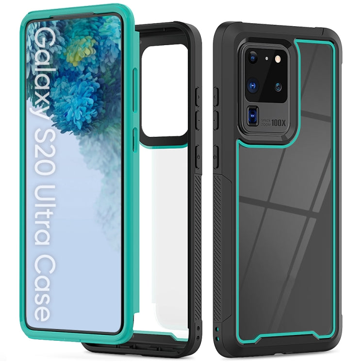 For Galaxy S20 Ultra Frame Series TPU + PC Dust-proof Scratch-proof Drop-proof Protective Case