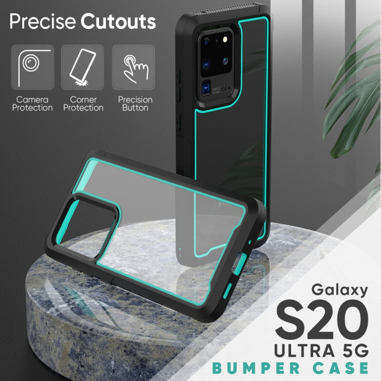 For Galaxy S20 Ultra Frame Series TPU + PC Dust-proof Scratch-proof Drop-proof Protective Case