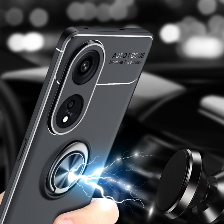 For OPPO A1 Pro Metal Ring Holder TPU Phone Case