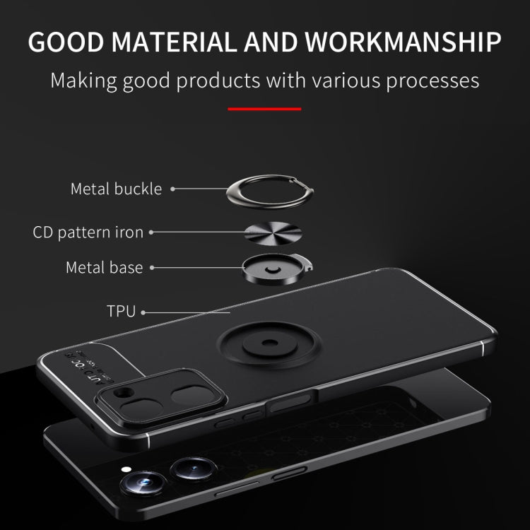 For Realme 10 4G Metal Ring Holder TPU Phone Case