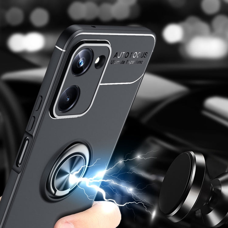 For Realme 10 4G Metal Ring Holder TPU Phone Case