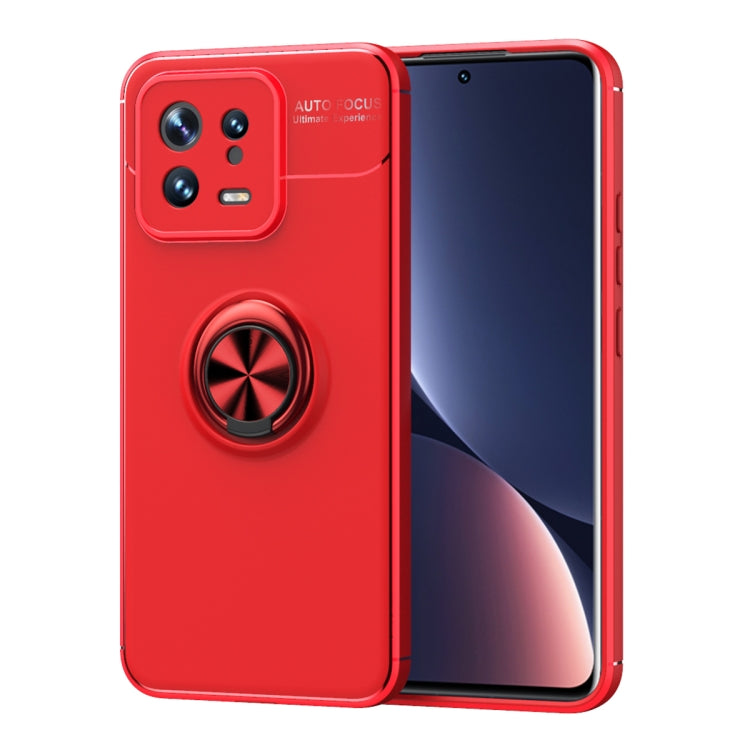 For Xiaomi 13 Metal Ring Holder TPU Phone Case