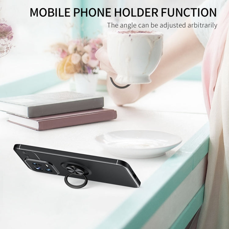 For Xiaomi 13 Metal Ring Holder TPU Phone Case