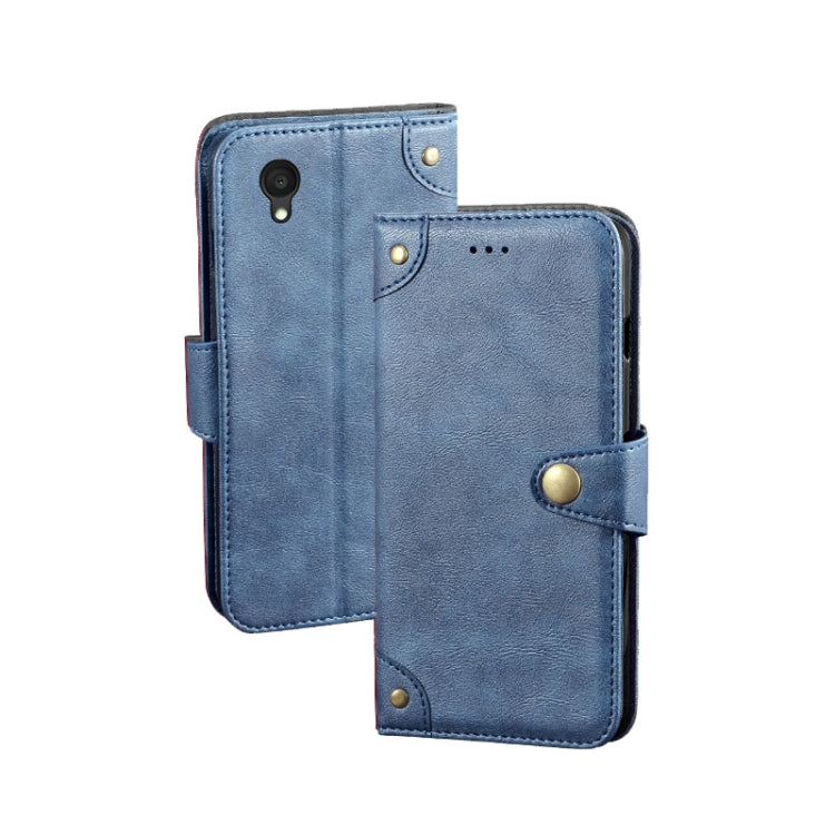 For Alcatel 1 Ultra idewei Retro Texture Leather Phone Case