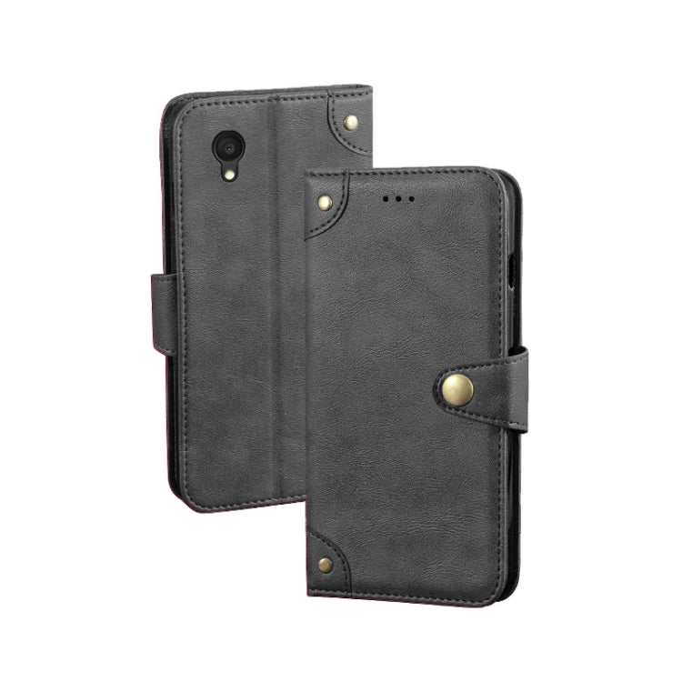 For Alcatel 1 Ultra idewei Retro Texture Leather Phone Case