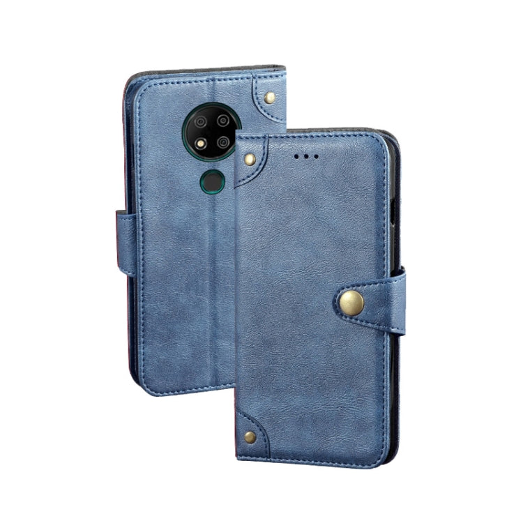 For Oukitel C19 Pro idewei Retro Texture Leather Phone Case