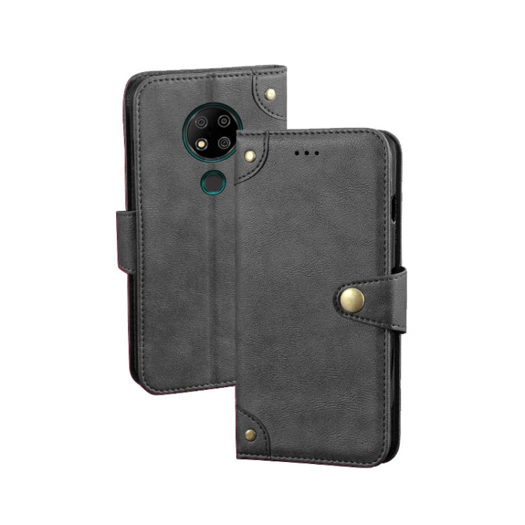 For Oukitel C19 Pro idewei Retro Texture Leather Phone Case