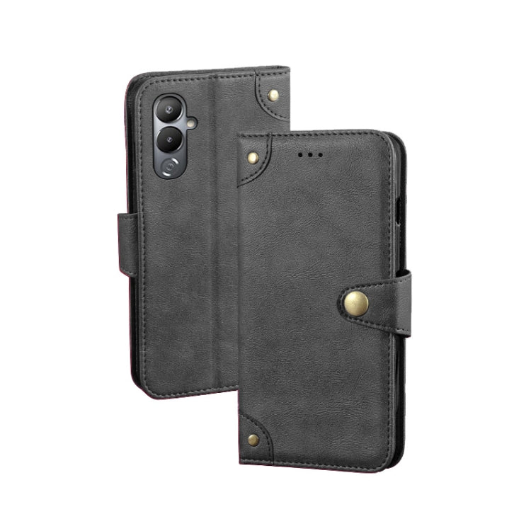 For Tecno Pova 4 idewei Retro Texture Leather Phone Case