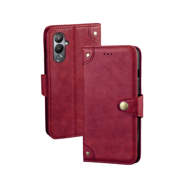 For Tecno Pova 4 idewei Retro Texture Leather Phone Case
