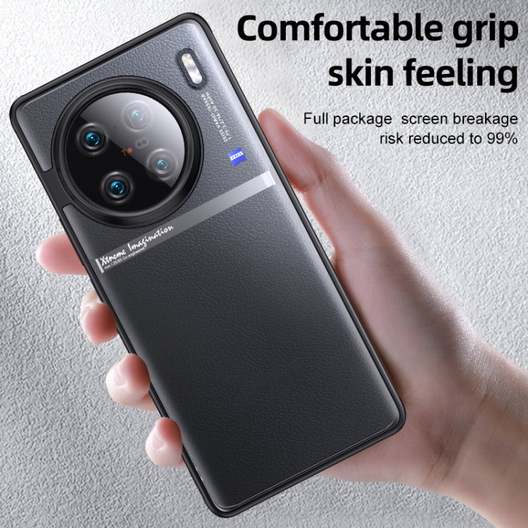 For vivo X90 Pro+ Armor Clear TPU Hard PC Phone Case