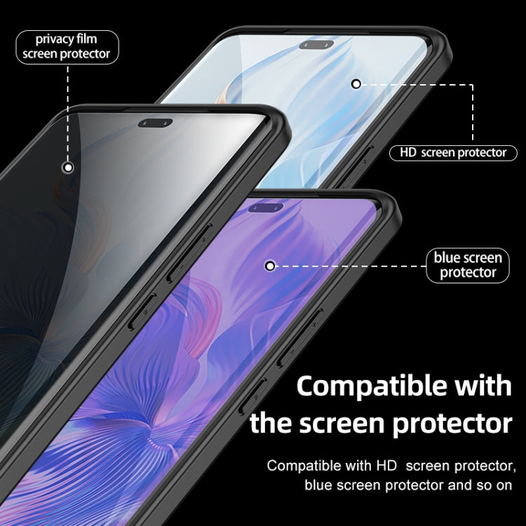 For Honor 80 Armor Clear TPU Hard PC Phone Case