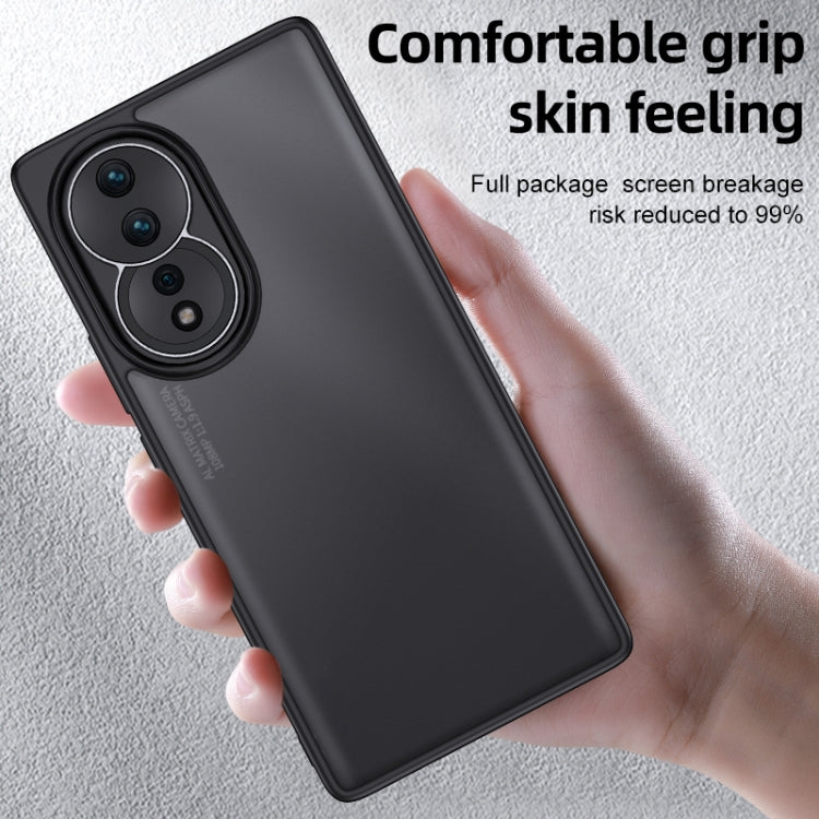 For Honor 80 Armor Clear TPU Hard PC Phone Case