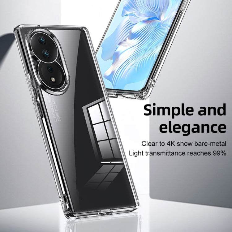 For Honor 80 Armor Clear TPU Hard PC Phone Case