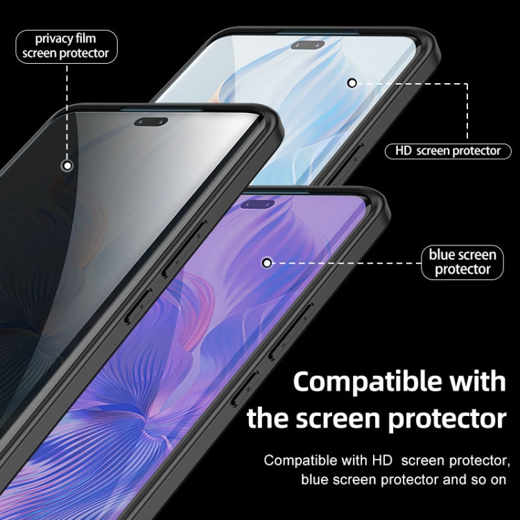 For Honor 80 Pro Armor Clear TPU Hard PC Phone Case