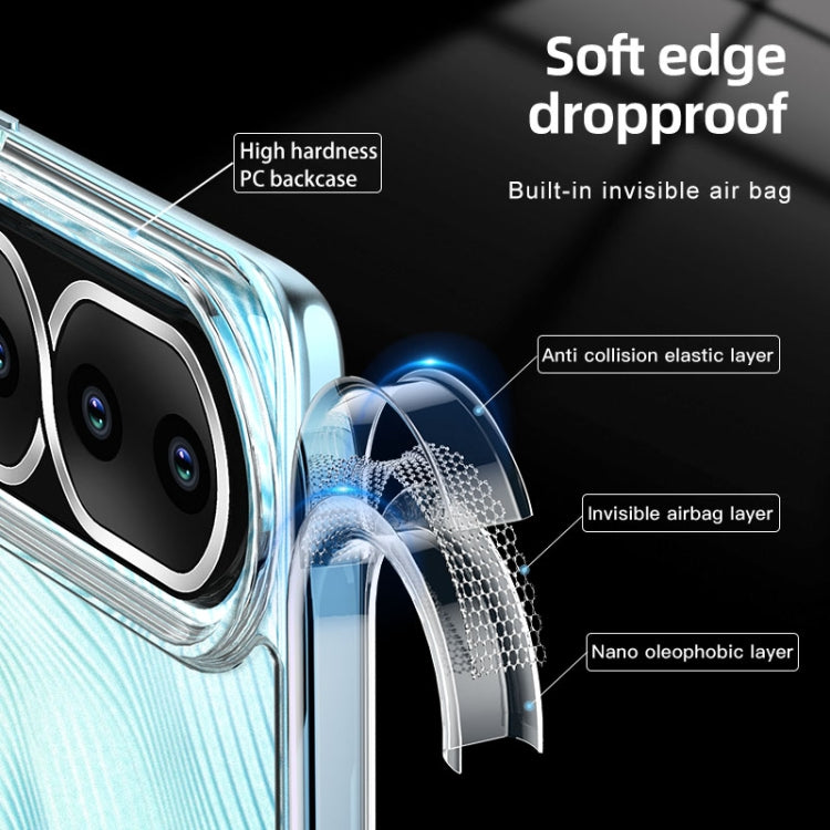 For Honor 80 Pro Armor Clear TPU Hard PC Phone Case