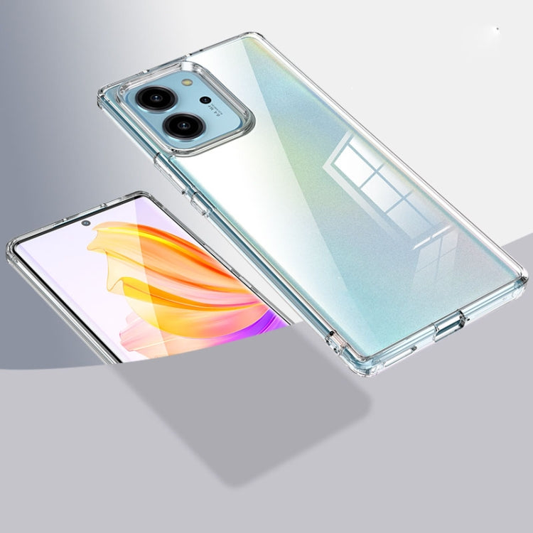 For Honor 80 SE Armor Clear TPU Hard PC Phone Case