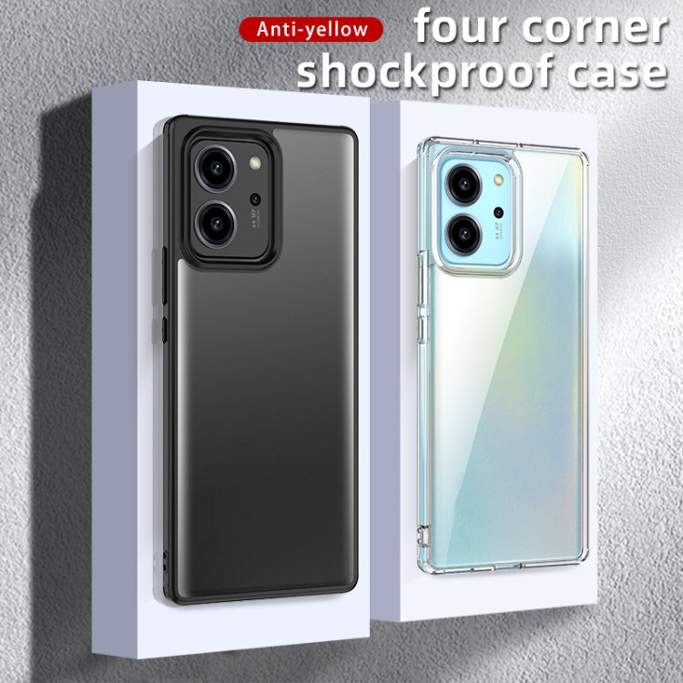 For Honor 80 SE Armor Clear TPU Hard PC Phone Case