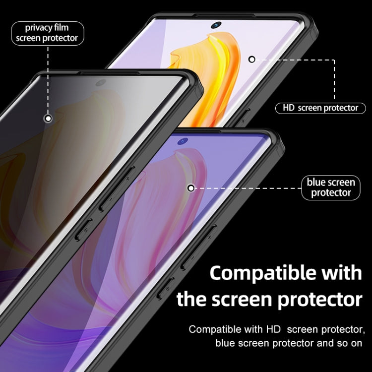 For Honor 80 SE Armor Clear TPU Hard PC Phone Case