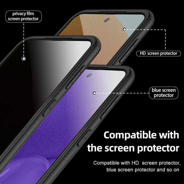 For Samsung Galaxy A54 5G Armor Clear TPU Hard PC Phone Case