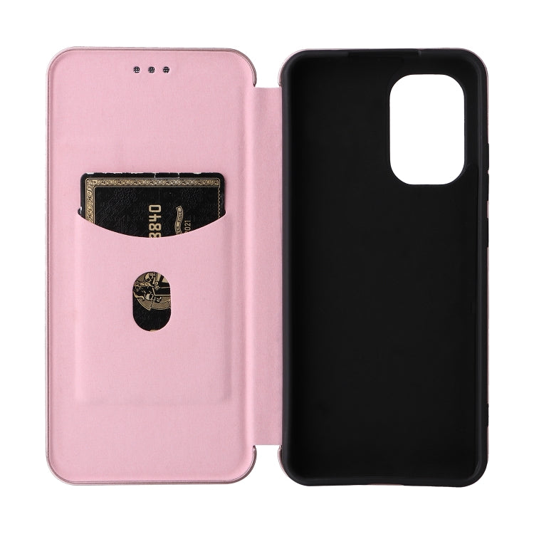 For Nokia X30 5G Carbon Fiber Texture Flip Leather Phone Case