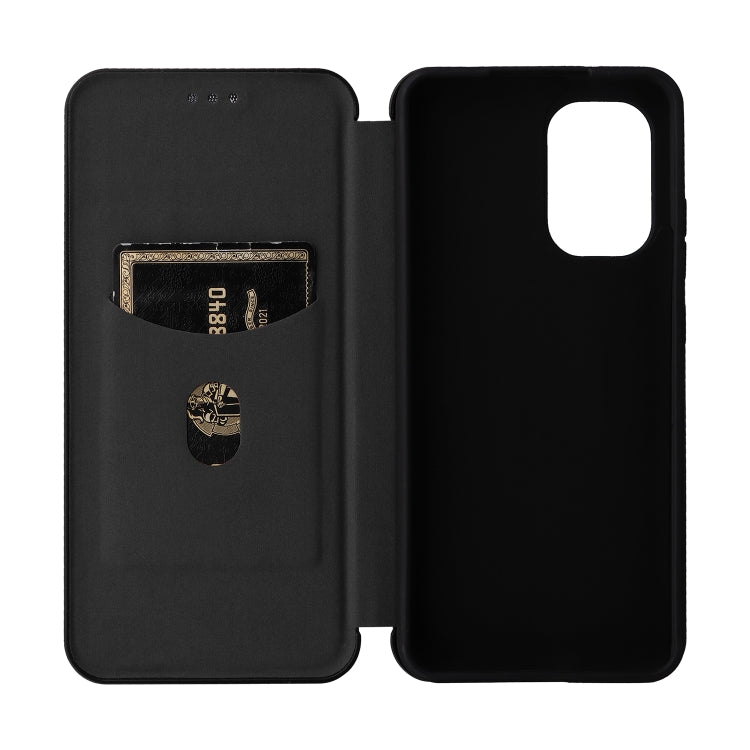 For Nokia X30 5G Carbon Fiber Texture Flip Leather Phone Case