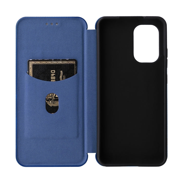 For Nokia X30 5G Carbon Fiber Texture Flip Leather Phone Case
