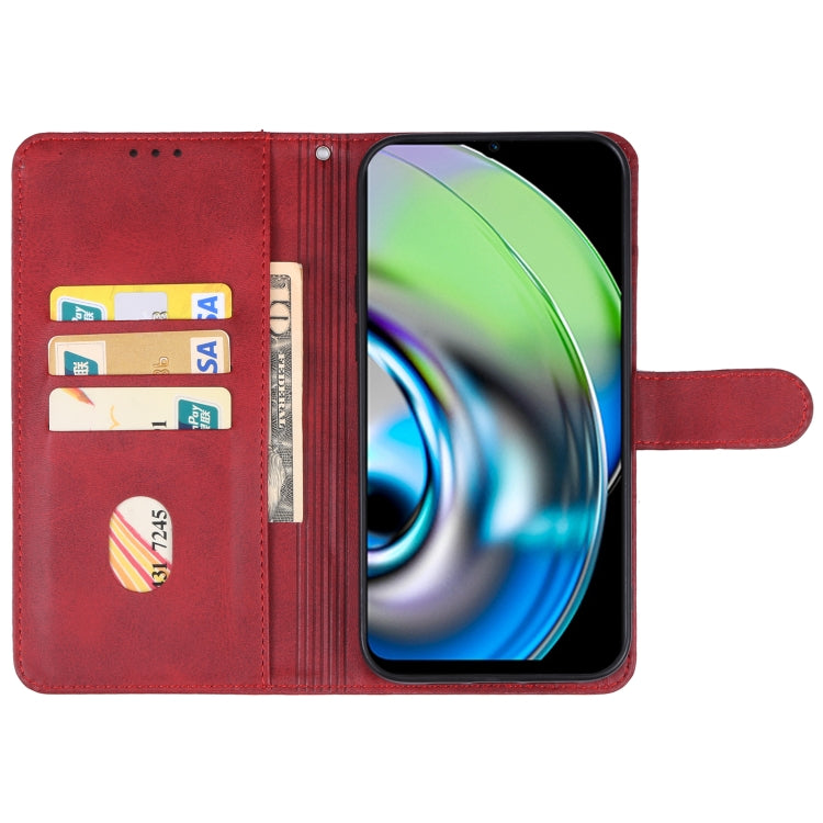 For Realme V23i Leather Phone Case