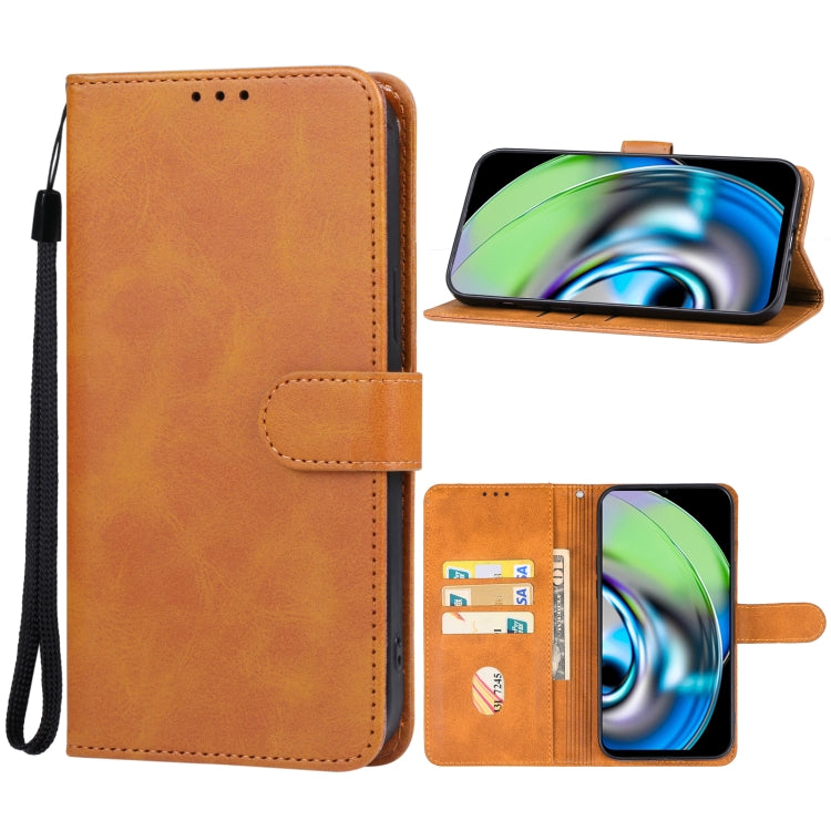 For Realme V23i Leather Phone Case