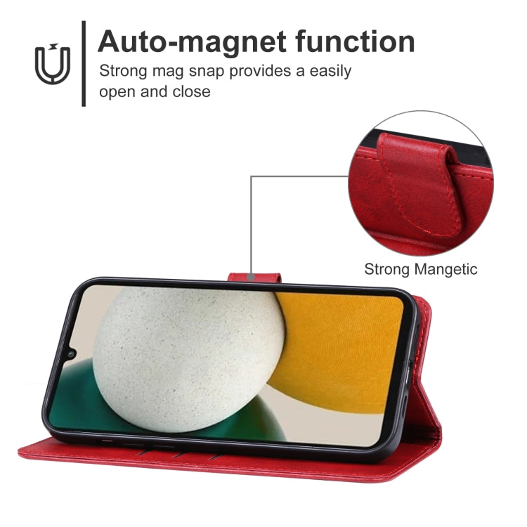 For Samsung Galaxy A34 5G Leather Phone Case