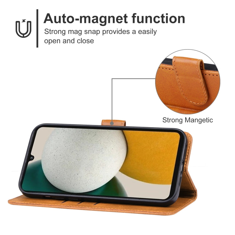 For Samsung Galaxy A34 5G Leather Phone Case