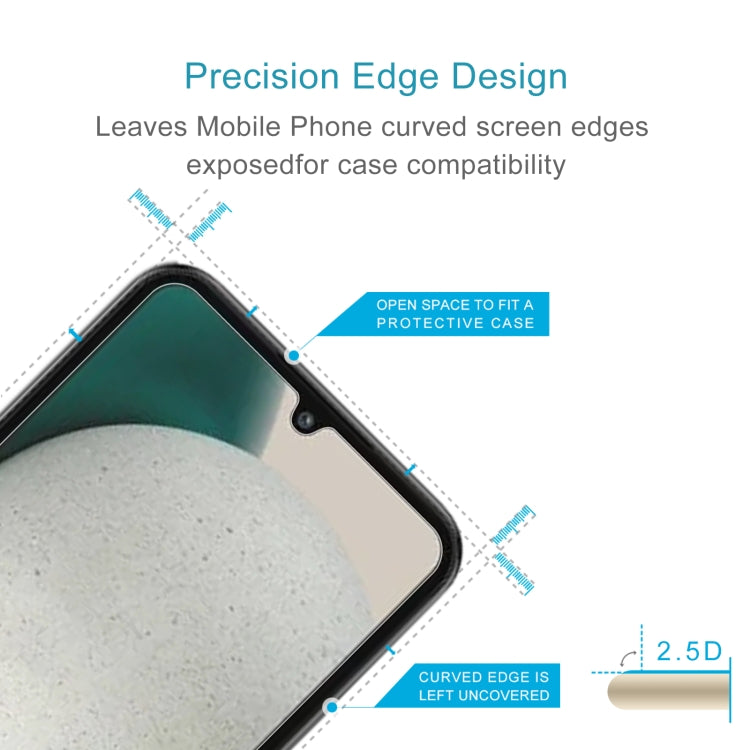 For Samsung Galaxy A34 5G 50pcs 0.26mm 9H 2.5D Tempered Glass Film