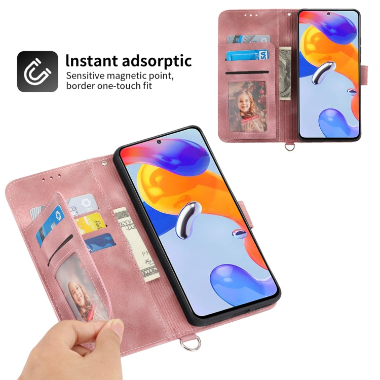 For Samsung Galaxy A04e Skin-feel Flowers Embossed Wallet Leather Phone Case