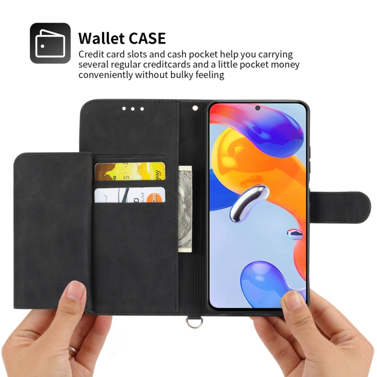 For Xiaomi 13 Pro Skin-feel Flowers Embossed Wallet Leather Phone Case